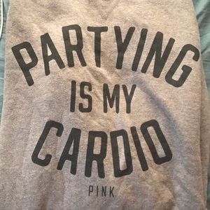 PINK Victoria's Secret grey crewneck